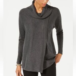 JM Collection Cowl Neck Sweater Small